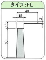タイプＦＬ｜取り付けに便利な横型の取り付け台バーカットフレックスシステムタイプＦの通信販売｜取り付けに便利な横型の取り付け台つき。軽量なため少ない負荷で取り付けできます。取り付け場所に応じて３種類の大きさから選択することができます。自由自在に曲がり簡単に切断が出来ます。窓、ドア周りの防塵、防虫対策（隙間からの害虫やホコリを侵入を防ぎます）各種機械周りの防塵対策。搬送ラインの整列用ガイド。規格識別用ガイド及び張り付き防止。各種部位間の目隠し及び防塵。取り付けに便利な横型の取り付け台バーカットフレックスシステムタイプＦの通信販売