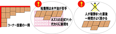 両面が黒くねずみが警戒しにくいねずみ粘着板、プロボード両面黒タイプの通信販売