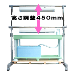 自宅で水耕栽培!ホームハイポニカ501SET(昇降式専用台・蛍光灯照明)を使用する事で室内でも新鮮な野菜を栽培する事が出来ます。水耕栽培は土を使わないので手が汚れません。室内で栽培する事により害虫などの心配が激減!毎日目が届く場所にあるので野菜の成長を見る楽しみ、育てる楽しみ、食べる楽しみがふくらみます。室内水耕栽培でサニーレタス、サラダ菜、チンゲン菜、プチトマト、ミズナ、しそ、ミニセロリ、サンチュなどが栽培できます。室内で水耕栽培!ホームハイポニカ501SETの通信販売:テクノ株式会社
