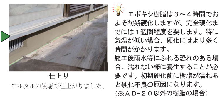 樹脂と強化繊維という異なる素材を複合的に用いるHybrid工法 樹脂が本来持っている接着力に鉄の数倍の引張り強度を持っている強化繊維を併用する時、二つの異なる素材は互いに連携して一体化し相乗効果を発揮して被覆された構造物の耐力を各段にアップします コンクリート 補強 劣化 腐食 寿命 中性化 タックダイン TAC DINE の通信販売 業務販売 テクノ株式会社 製品名：AL-100 強化剤 木部強化剤 アラミド入A-FRP剤内容量：（主剤１．２ｋｇ/硬化剤０．３ｋｇ）×４セット入り混合比：４：１製品名：PS-10G 保護剤 劣化コンクリートの下地強化プライマー（溶剤型）内容量：（主剤１．５ｋｇ×硬化剤０．５ｋｇ）×４セット入り混合比：３：１製品名：PE-10GⅡ 保護・補強剤 アラミドを始め各種強化繊維補強工法の中核製品内容量：（主剤１．５ｋｇ×硬化剤０．５ｋｇ）×４セット入り混合比：３：１製品名：AC-100Ⅱ 強化剤 カーボン入樹脂 C-FRPによるコンクリート強化剤内容量：（主剤１．６ｋｇ×硬化剤０．４ｋｇ）×４セット入り混合比：４：１製品名：BG-200 欠損部の充填・接着に 粘度状パテ剤内容量：（主剤３ｋｇ×硬化剤１．５ｋｇ）×２セット混合比：２：１製品名：AD-20 コンクリート打継ぎ剤 液状コンクリートを一体硬化内容量：（主剤１．５ｋｇ×硬化剤０．３ｋｇ）×４セット入り混合比：５：１樹脂と強化繊維は大変相性がよく、樹脂が本来持っている接着力に、鉄の数倍の引っ張り強度を持つ強化繊維を併用すると、その相乗効果で、被覆された構造物の耐力を格段にアップさせることができます。このような優れた工法がハイブリッド工法です。身近な例としてはサーフィンボード。この素材は発泡スチロールですが、ガラスクロスと樹脂で被覆することにより、波の強大な衝撃にも耐える強度を得ています。その他、橋脚や高速道路などの公共工事などにも数多く用いられています。樹脂と強化繊維という異なる素材を複合的に用いるHybrid工法 樹脂が本来持っている接着力に鉄の数倍の引張り強度を持っている強化繊維を併用する時、二つの異なる素材は互いに連携して一体化し相乗効果を発揮して被覆された構造物の耐力を各段にアップします コンクリート 補強 劣化 腐食 寿命 中性化 タックダイン TAC DINE の通信販売 業務販売 テクノ株式会社
